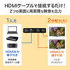 HDMIz 1 2o 4K/60Hz HDR HDCP2.2Ή HDMIXvb^[ VGA-HDRSP2