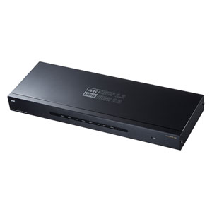HDMI分配器(HDMIスプリッター・HDCP2.2・HDR対応・4K/60Hz・8分配・1入力8出力・PS5対応)