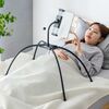 寝ながら タブレットスタンド タブレットアーム フレキシブル 4本脚 iPhone iPad タブレット対応 動画視聴