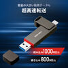 XeBbNSSD ǂݍݍő 1000MB/s USB A / Type-C RpNg |[^u Ot ^ PS5 er^ A~➑ USB-C K^bN